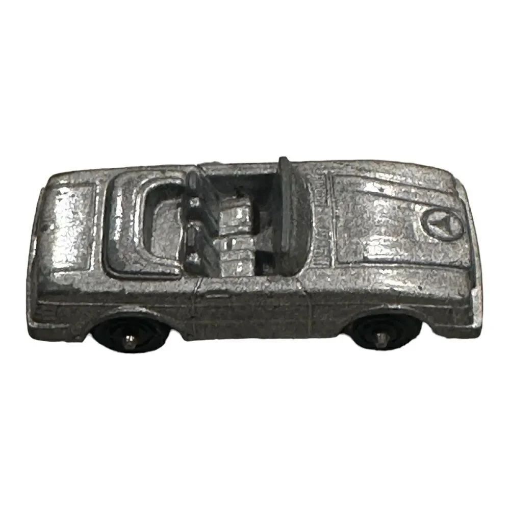 Vintage Tootsietoy Silver Car Mercedes Benz